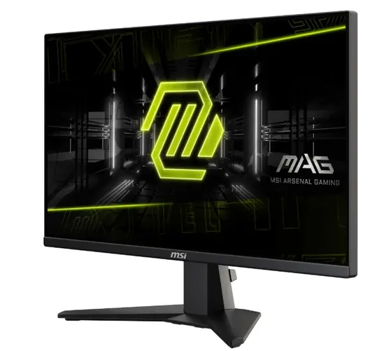 Монитор MSI MAG 255XF, 24.5", 0.5ms, 300Hz, Rapid IPS, 1920x1080 (FHD), 16:9, AMD FreeSync Premium, 90% DCI-P3, AG, HDR Ready, 250 nits, 1000:1, DCR 100M:1, DP(1.4a), 2xHDMI 2.0b, Tilt, VESA, Black, 3.3kg