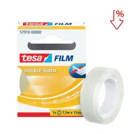 Тиксо двойнолепящо Tesa 12 мм7.5 м с пиктограма за намаление