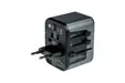 Адаптер Verbatim UTA-03 Universal Travel Adapter with 1 x USB-C PD 30W & QC 3.0  2 x USB-C  2 x USB-A