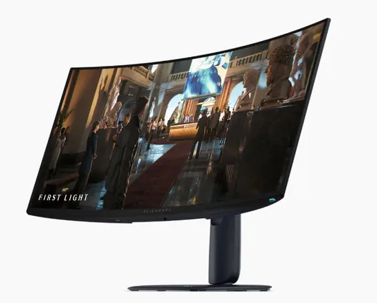 Монитор Dell Alienware AW3426DW, 34" QD-OLED 21:9, UW-QHD 3440x1440, AR, 99% DCI-P3, NVIDIA G-SYNC Compatible + AMD FreeSync, 280Hz, 0.03 ms GTG, 1,500,000:1, 300 cd/m2, HDR, VRR, HDMI, DP, USB Hub, Height Adjustable, Pivot, Swivel, Tilt, Black