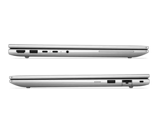 Лаптоп HP EliteBook 6 G2i AI 14 Pike Silver, Core Ultra 7 355(up to 4.7Ghz/12MB/80C), 14" WUXGA AG 300nits, 16GB 5600 MHz 1DIMM, 512MB PCIe SSD, WiFi 7 + BT 6, FPR, Backlit Kbd, 3C Batt, Win 11 Pro, 3Y Warranty Onsite