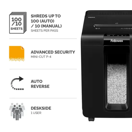 Шредер Fellowes Automax Micro Cut 100M