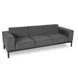 Диван триместен ГЕОРГИ VNS 03 - сниман отгоре, сив на цвят