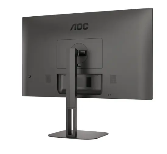Монитор AOC Q27V5NBK, 27' VA WLED, 2560x1440@75Hz, 4ms GtG, 300cd m2, 4000:1, 20M:1 DCR, Adaptive Sync, FlickerFree, Low Blue Light, 3Wx2, Tilt, Height Adjust, Pivot, Swivel, 2xHDMI, 2xDP