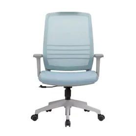 Работен стол COBI светлосин-сниман отпред