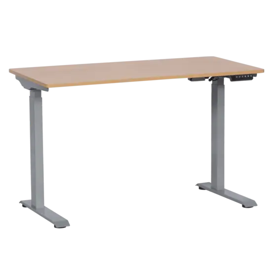 Бюро регулируемо КУКУШ B7- сиви крака, бук-плот