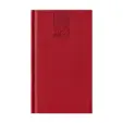 Календар - бележник ПОЛО джобен-червен цвят