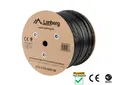 Кабел Lanberg LAN cable FTP Cat.6 305m Outdoor Solid CU Fluke Passed, black