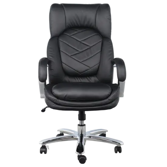 Директорски стол ОРЕЛЯК - сниман отпред, черен