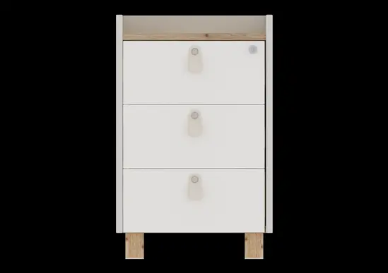 Контейнер с 3 чекмеджета със заключване KS01