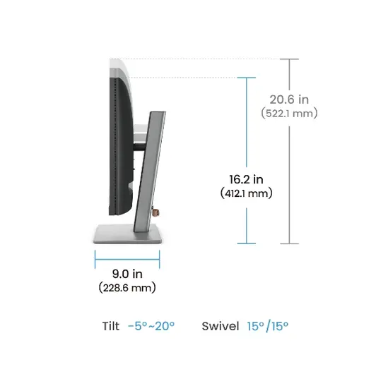 Монитор BenQ RD240Q, 24.1", 2560x1600 WQXGA, Programming Monitor, 16:10, 1.07 billions col., HDR10, 1000:1, 20M:1 DCR, 300 cdm2, HDMI 2.0, DP 1.4, USB-C (90W), Flicker-free, B.I. Gen2, Low Blue Light+, Night Hours Prot., Sp.2W, Height Adj.,Tilt,Swiv, Piv