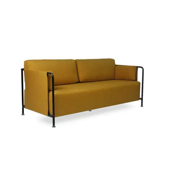 Диван триместен АРДА UNO 03 - сниман отстрани, жълт на цвят