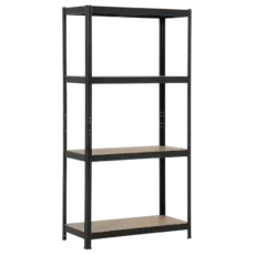 Метален стелаж BTL черен 180x90x40см 175кг рафт