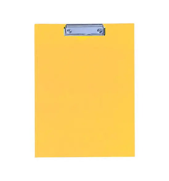 Клипборд с капак business жълт