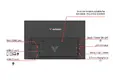 Монитор Verbatim Portable 14" FHD Touch Monitor LIGHT
