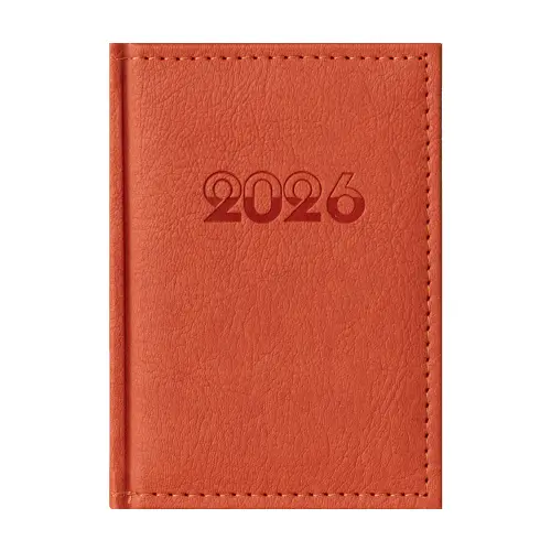 Календар - бележник КАЗАНОВА-оранжев цвят