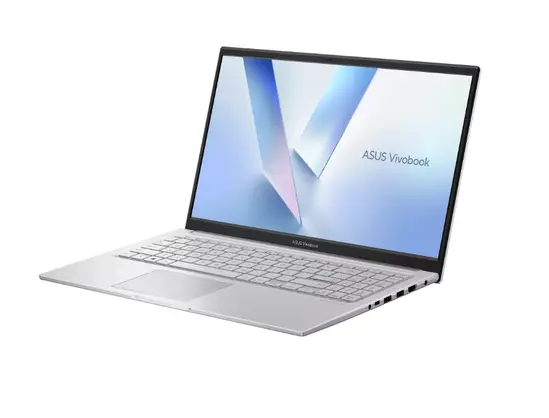 Лаптоп Asus Vivobook X1504VA-BQ4658, Intel 7  150U 1.8 GHz (12MB Cache, up to 5.4 GHz, 10 cores, 12 Threads), 15.6 "FHD  (1920X1080) 16:9,24GB LPDDR5 (8 GB on BD+16 GB so-dim),1TB SSD, No Os,Cool Silver
