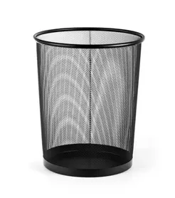 Метално кошче 20 литра мрежа черна