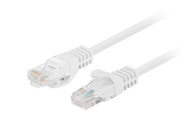 Кабел Lanberg patch cord CAT.5E UTP 1.5m Fluke Passed, white