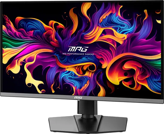 Монитор MSI MPG 272URX QD-OLED Gaming Monitor, 26.5", 0.03ms, 240Hz, 3840x2160, G-SYNC, AMD FreeSync Premium Pro, AI Vision, Console Mode, ClearMR 13000, HDR True Black 400, Type-C(98W PD), DP(2.1a), 2xHDMI(2.1), USB Hub, Pivot, Heigh Adj., VESA, Black, 8