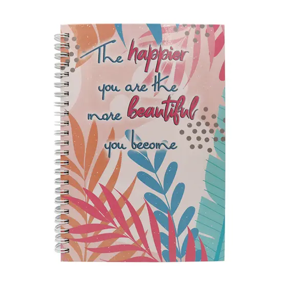 Комплект бележници със спирала DESIGNS - цветен