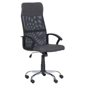 Директорски стол ЕГОР- снимка отстрани, сив цвят