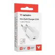 Зарядно устройство Verbatim Mini GaN Charger 20W EU plug