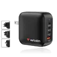 Зарядно устройство Verbatim Mini GaN Charger 100W 4 Port US plug with EU and UK adaptors