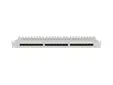 Пач панел Lanberg patch panel 24 port 1U 19' CAT.6a utp with cable organizer grey