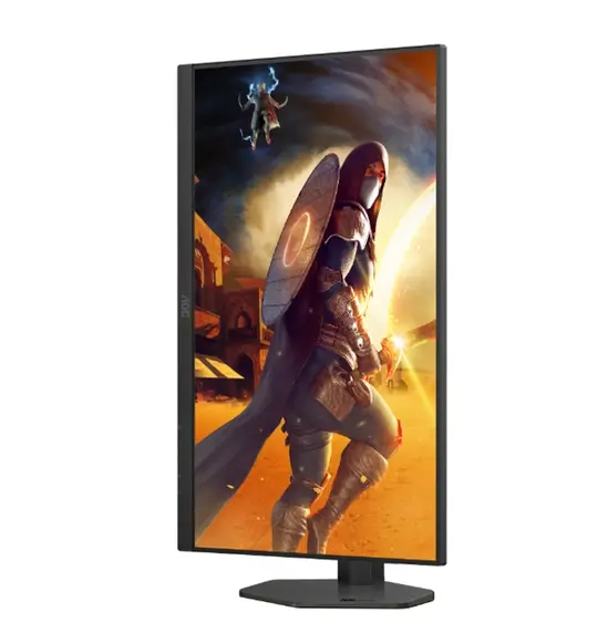 Монитор AOC Q27G4SRU, 27" Fast IPS WLED, 2560x1440@320Hz, 1ms GtG, 0.3ms MPRT, 450cd m2, 1000:1, Adaptive Sync, FlickerFree, Low Blue Light,  2Wx2, Tilt, Height Adjust, Pivot, Swivel, 2xHDMI, DP, USB hub