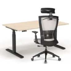 Комплект регулируемо бюро и стол АРЧАР - офис коплект