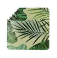 Комплект джобно тефтерче DESIGNS CUT зелени листа