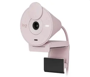 Уебкамера Logitech Brio 300 Full HD webcam - ROSE - USB - NA - EMEA28-935
