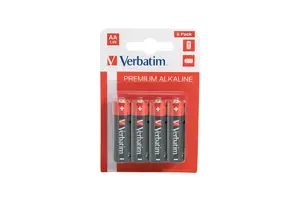 Батерия Verbatim Alkaline Battery AA 8 Pack (Hangcard)