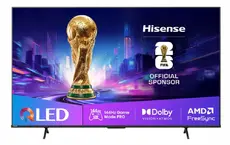 Телевизор Hisense 75" E7Q Pro, 4K Ultra HD 3840x2160, QLED, Quantum Dot, 144Hz, HDR 10+ adaptive, HLG, Dolby Vision, Hi-Concerto,Dolby Vision Atmos, Smart TV, WiFi 5GHz, WiFi Direct,Light Sensor, BT, Anyview Cast, 4xHDMI, 2xUSB, LAN, CI+, DVB-T2CS2, Bla