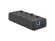 USB хъб Natec USB 3.0 Hub Mantis 2 4-Port OnOff With AC Adapter