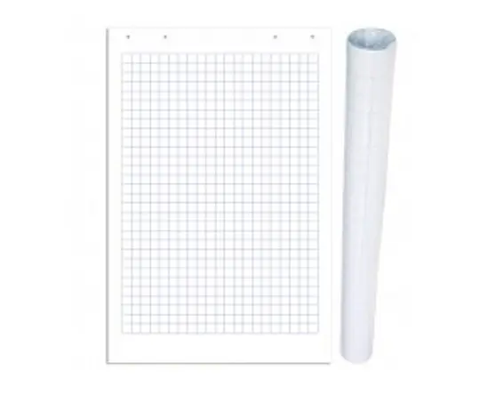 Листа за флипчарт каре, 20 л- на ролка