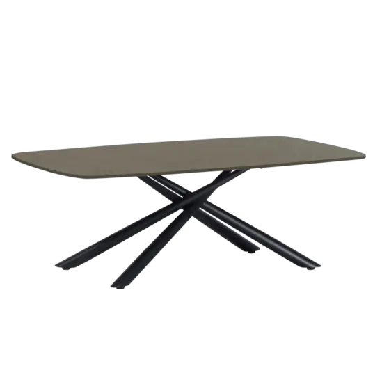 Холна маса БЕНИТА- бежов цвят плот от закалено стъкло