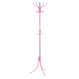 Закачалка за дрехи 8128- снимка отпред, розова, метална