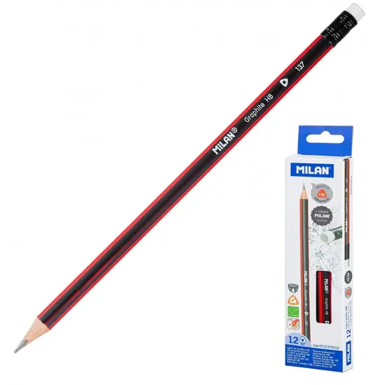 Молив графитен с гума Milan 137 HB