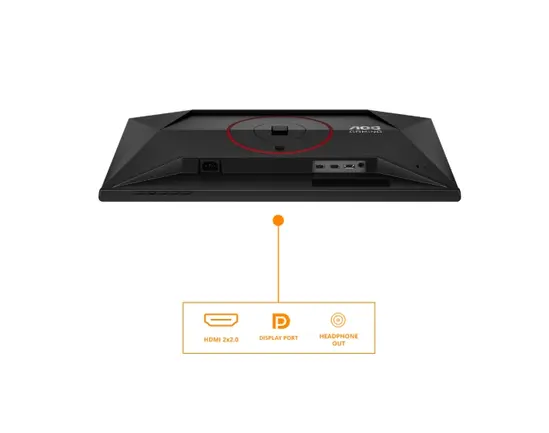Монитор AOC 25G4ZR, 24.5" Fast IPS WLED, 1920x1080@260Hz (OC, Native 240Hz), 1ms GtG, 0.5ms MPRT, 300cd m/2, 1000:1, 80M:1 DCR, Adaptive Sync, FlickerFree, Anti Blue Light, Tilt, Height Adjust, Pivot, Swivel, 2xHDMI, DP