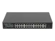 Комутатор Lanberg switch 24x 1GB poe+2x GB 2x sfp rack 19' gigabit ethernet 250w