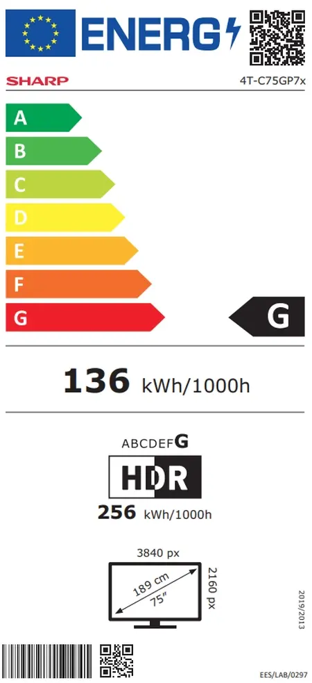Телевизор Sharp 75GP7265E, 75" QLED Google TV, 4K Ultra HD 3840x2160 Frameless, AQUOS, DVB-TT2CSS2, Active Motion 1200, HDR10, Dolby Atmos, Dolby Vision, Google Assistant, HARMANKARDON, Chromecast Built-in, HDMI 2.1 with eARC, Aluminium finish, USB, 