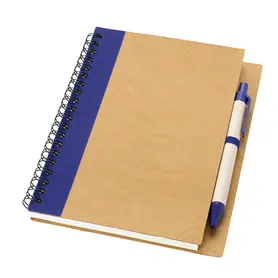 Тефтер PRIESTLY- рециклирана хартия-син