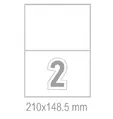Самозалепващи етикети 210x148.5  2 бр.