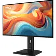Монитор MSI PRO MP275PG E14 Proffesional Bussiness Monitor, 27", 1ms, 144Hz IPS, 1920x1080, FSync, EyesErgo, Anti-flicker, Eye-Q Check, Project Mode, HDR Ready, 300nits AG, 1500:1, 100M:1, sRGB 116%, DP, HDMI, D-Sub, 2x2W, Pivot, Heigh Adj., VESA, Black, 