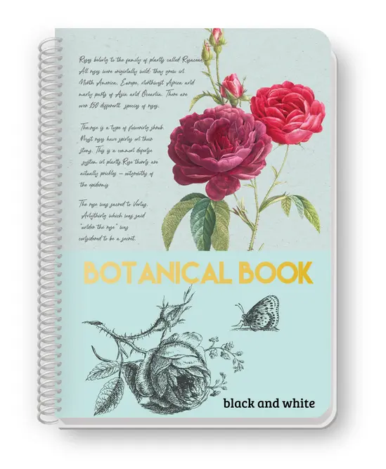 Тетрадка спирала А5 Botanical Book 80 л