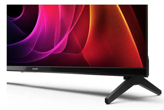 Телевизор Sharp 32HA1205E, 32" LED HD 1366x768 HD Frameless, 100 000:1, DVB-TT2CSS2, Active Motion 100, Speaker 2x8W, Dolby Digital, CI+, 3xHDMI (ARCCEC), 2xUSB, LAN, VideoAudio input (3 x RCA), Hotel Mode, E, 2 pole Stand