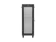 Комуникационен шкаф Lanberg rack cabinet 19' free-standing 32U600X800 (FLAT PACK) with mesh door LCD black