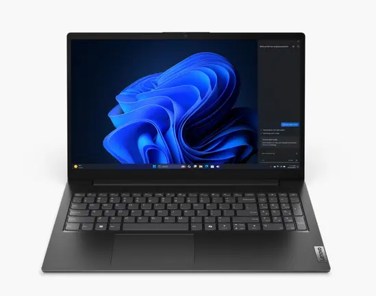 Лаптоп Lenovo V15 G5 Intel Core 7 240H, 10C (up to 5.2GHz, 24MB), 16GB SODIMM DDR5-5200, 1TB SSD, 15.6" FHD (1920x1080) IPS AG, Intel UHD Graphics, HD 720p Cam, WLAN, BT, 3 cell, DOS, 3Y CCI